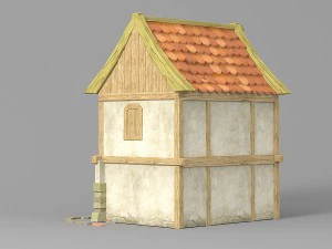 cartoon house 2 3D Model