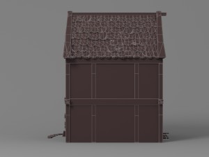 cartoon house 2 Modèle 3D