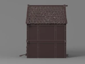cartoon house 2 3D Model
