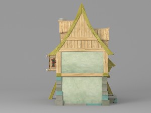 cartoon house 3 Modèle 3D