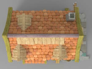cartoon house 3 Modèle 3D