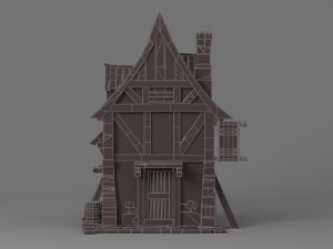 cartoon house 3 Modèle 3D