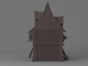 cartoon house 3 Modèle 3D