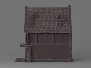 cartoon house 3 Modèle 3D