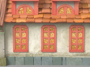 cartoon house 1 3D 模型