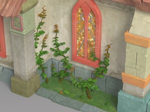 cartoon house 1 3D 模型
