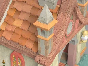 cartoon house 1 3D Model
