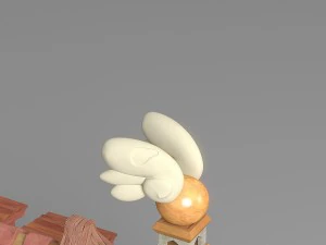 cartoon house 1 3D Model
