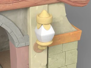 cartoon house 1 3D Model