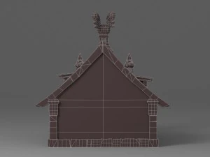 cartoon house 1 3D Model