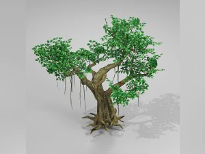 ensemble d'arbres 2 Modèle 3D