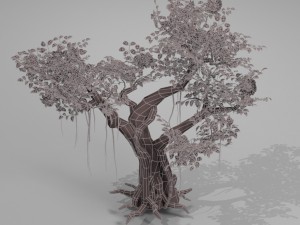tree set 2 3D Model