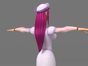cartoon woman 5 3D मॉडल