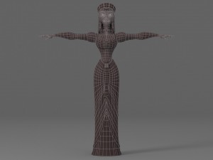 cartoon woman 5 3D मॉडल