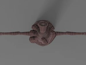 cartoon woman 4 3D Model