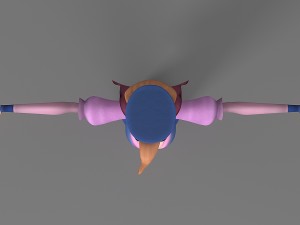 cartoon woman 3 3D 模型