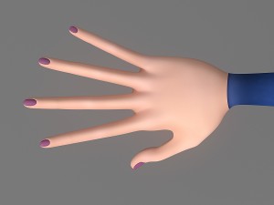 cartoon woman 3 3D 模型