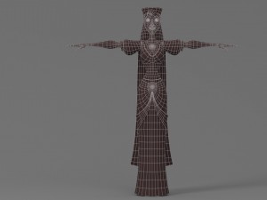 cartoon woman 3 3D 模型
