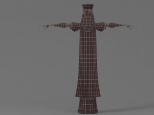 cartoon woman 3 3D 模型