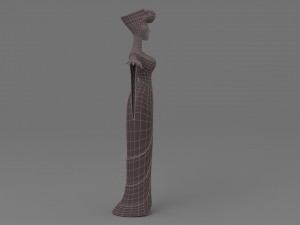 cartoon woman 2 Model 3D
