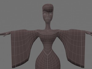 cartoon woman 2 Model 3D