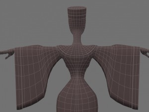 cartoon woman 2 Model 3D