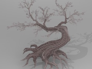 peach blossom tree 3Dモデル