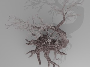 peach blossom tree 3Dモデル