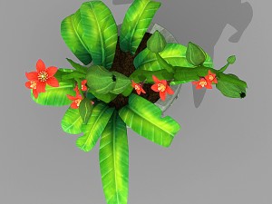 plant set Model 3D