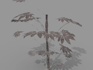 small shrub set 3D Model