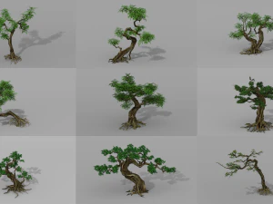 tree set 3D Model