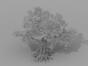 banyan set Model 3D
