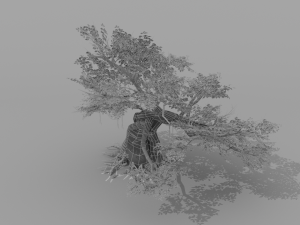 banyan set Model 3D