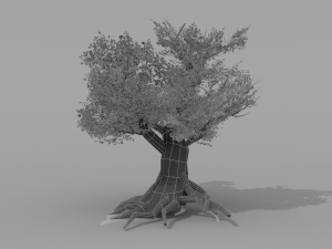 banyan set Model 3D