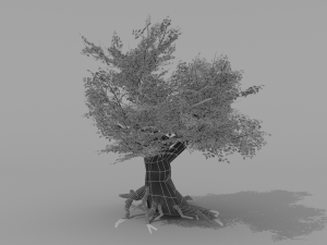 banyan set Model 3D