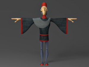cartoon man 3D Model