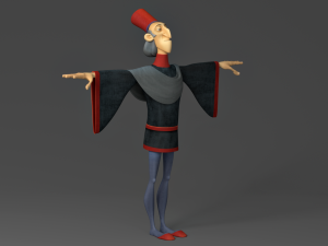 cartoon man Modèle 3D
