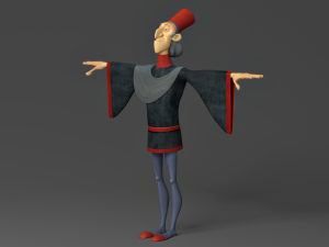 cartoon man Modèle 3D