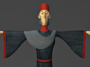 cartoon man Modèle 3D