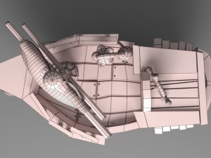 cartoon boat 3D 모델