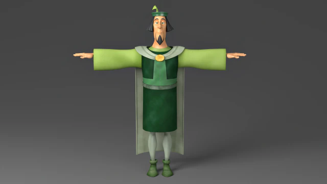 cartoon man 2 3D Model .c4d .max .obj .3ds .fbx .stl .blend 