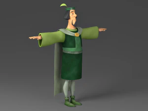 cartoon man 2 3D Model