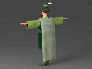 cartoon man 2 3D Model