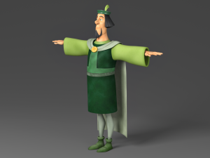 cartoon man 2 Modello 3D