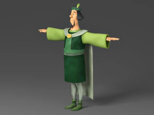 cartoon man 2 3D Model