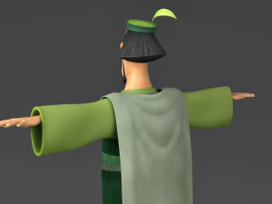 cartoon man 2 3D Model