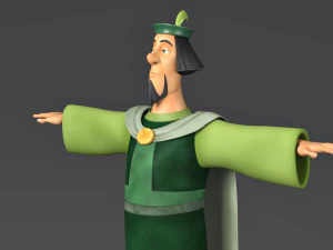 cartoon man 2 3D Model