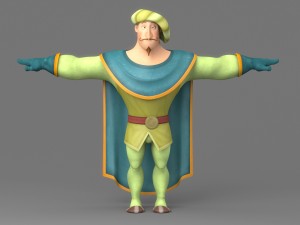 cartoom man 3 3Dモデル
