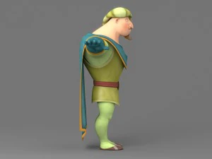 cartoom man 3 3D Model