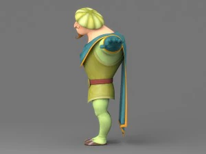 cartoom man 3 3D Model